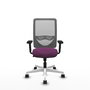 PIQUERAS Y CRESPO Silla de oficina Zulema Morado y Gris