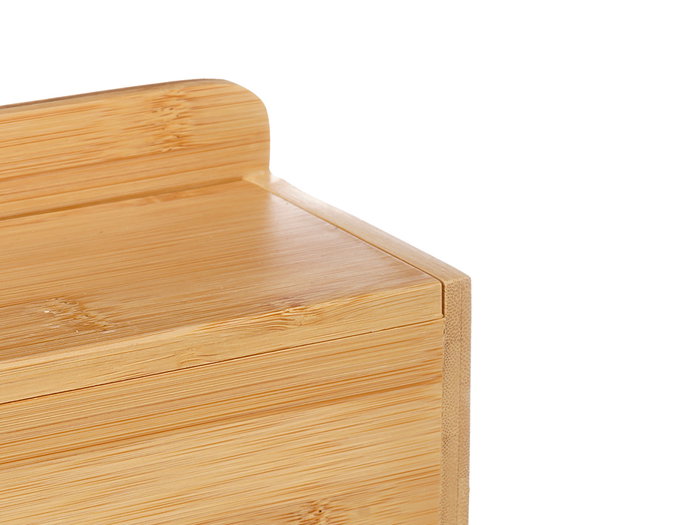 Kinvara Salero Bambú 14x11.8x9 cm Marrón (Set de 8)