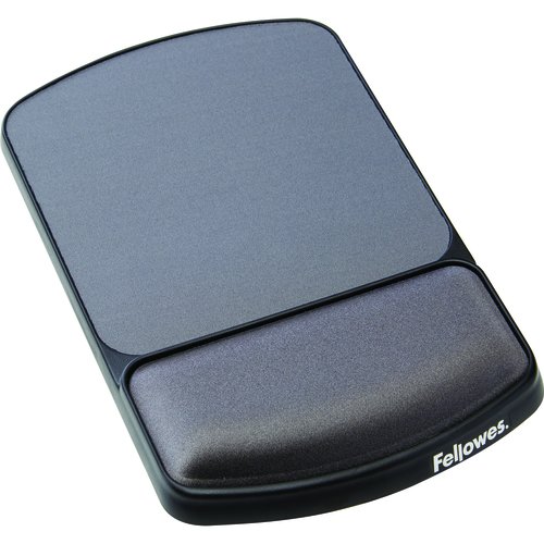 Fellowes Alfombrilla con Reposamuñecas Premium Gel Grafito Fellowes Alfombrilla con Reposamuñecas Premium Gel Grafito