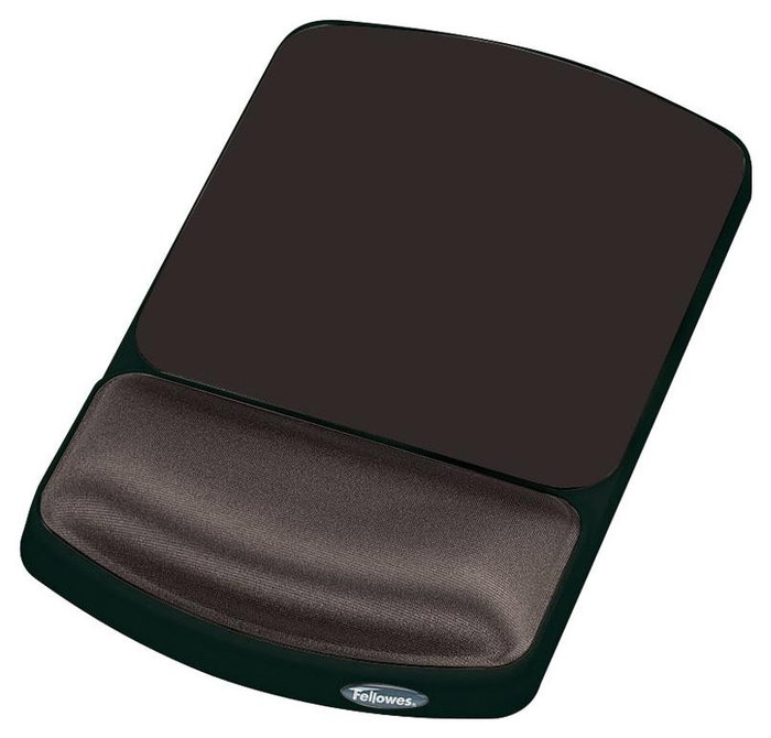 Fellowes Alfombrilla con Reposamuñecas Premium Gel Grafito Fellowes Alfombrilla con Reposamuñecas Premium Gel Grafito