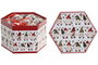 DKD Home Decor Set de 14 piezas de decoración colgante Multicolor