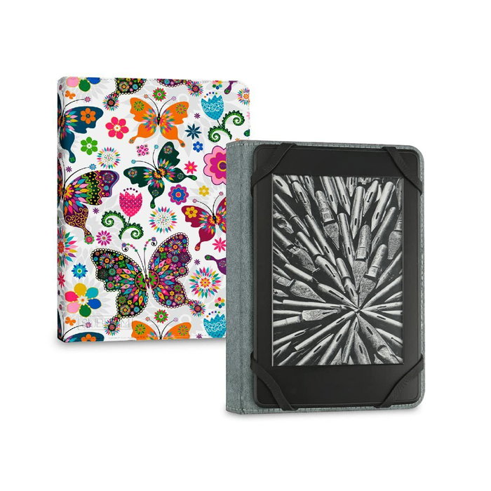 Subblim Clever Ebook Case 6 pulgadas Mariposas