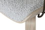 DKD Home Decor Silla Escandinava Gris 55x76.5x53 cm - Desmontable - Madera y Poliéster