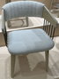 DKD Home Decor Silla Escandinava Gris 55x76.5x53 cm - Desmontable - Madera y Poliéster