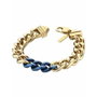 Police PJ25685BSG.03-L Pulsera para Hombre en Acero Inoxidable Dorado
