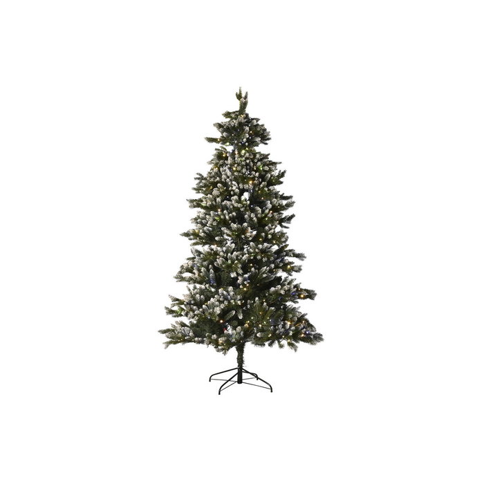 DKD Home Decor Árbol de Navidad Nevado con LED 140x140x240 cm DKD Home Decor Árbol de Navidad Nevado con LED 140x140x240 cm