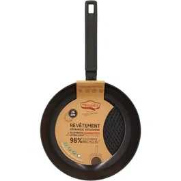 Menastyl 6020637 Sartén de Aluminio Forjado 26 cm Negro Apto para Inducción