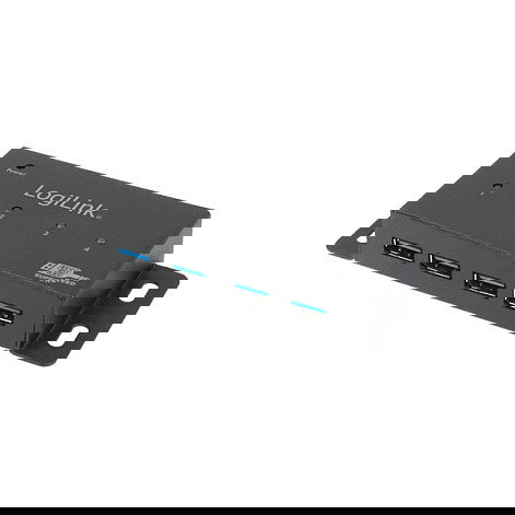 LogiLink UA0149 Hub USB 2.0 de 4 Puertos USB 3.0, 4xUSB 3.0 Montable, Gris, 5000 Mbit/s LogiLink UA0149 Hub USB 2.0 de 4 Puertos USB 3.0, 4xUSB 3.0 Montable, Gris, 5000 Mbit/s