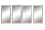DKD Home Decor Espejo PS Cristal 36x2x66 Surtido de 4 unidades