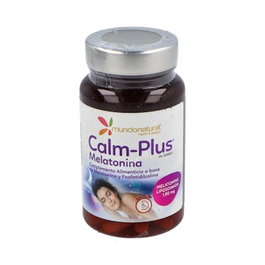 MUNDONATURAL Calm Plus Melatonina 30Cap. Complemento para Conciliar el Sueño Liposomado