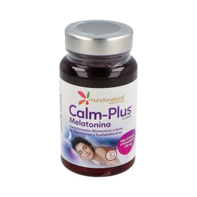 Mundonatural Calm Plus Melatonina 30 Cápsulas Vegetales