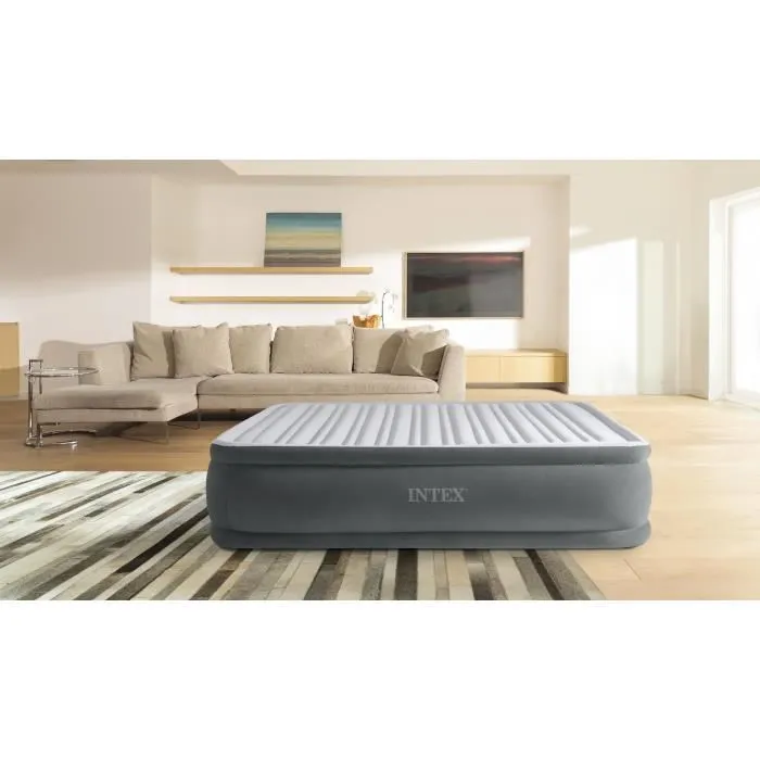 Intex Cama Supletoria Elevada Eléctrica Comfort Plush para 2 Personas 64414ND