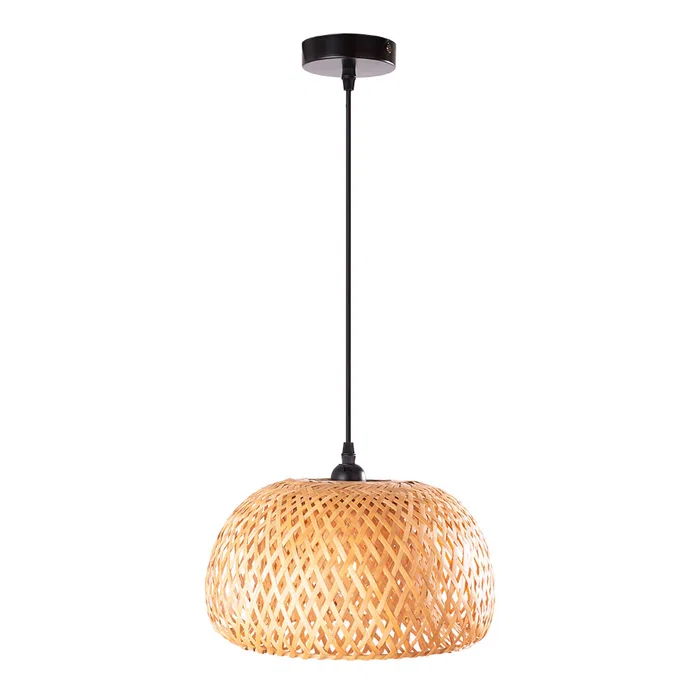 Lámpara Colgante Antony SKD-P-2046 Ratán Iluminación Cálida y Fresca Lámpara Colgante Antony SKD-P-2046 Ratán Iluminación Cálida y Fresca