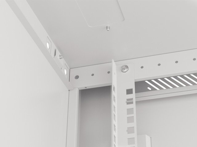 Lanberg Armario Rack de Pared 19'' 6U 600x600 mm Gris