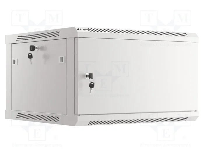 Lanberg Armario Rack de Pared 19'' 6U 600x600 mm Gris