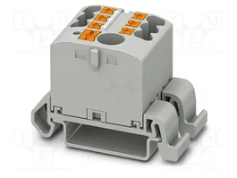 PHOENIX CONTACT PTFIX 6/6X2,5-NS35A GY Conector de Carril de 7 Bornas