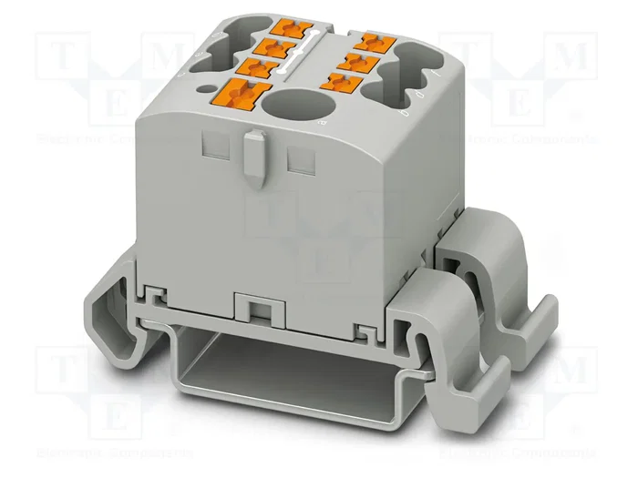 PHOENIX CONTACT PTFIX 6/6X2,5-NS35A GY Conector de Carril de 7 Bornas PHOENIX CONTACT PTFIX 6/6X2,5-NS35A GY Conector de Carril de 7 Bornas