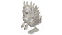 DKD Home Decor Figura de Caballo en Madera Reciclada 57x15x78 cm