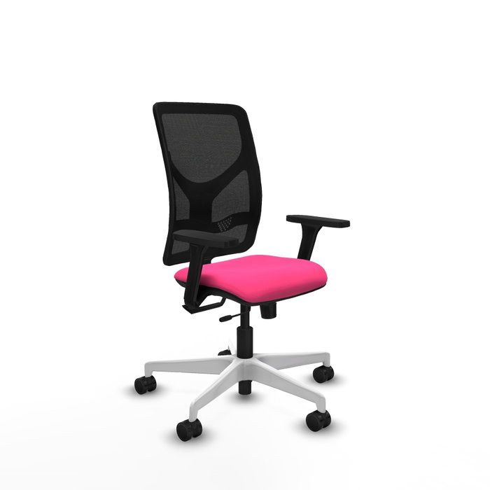 PIQUERAS Y CRESPO Silla de oficina Motilla con mecanismo Sincro/Traslack, Rosa y Negro PIQUERAS Y CRESPO Silla de oficina Motilla con mecanismo Sincro/Traslack, Rosa y Negro
