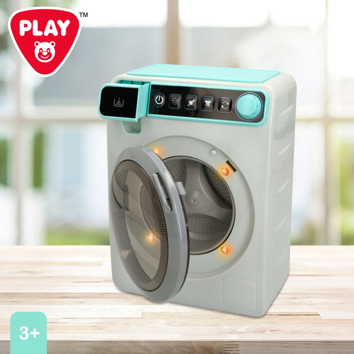 PLAY Lavadora de juguete con luz y sonido