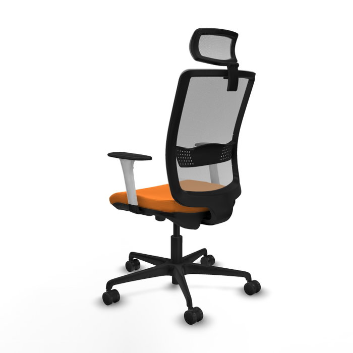 PIQUERAS Y CRESPO Silla de oficina Haches Naranja y Gris PIQUERAS Y CRESPO Silla de oficina Haches Naranja y Gris
