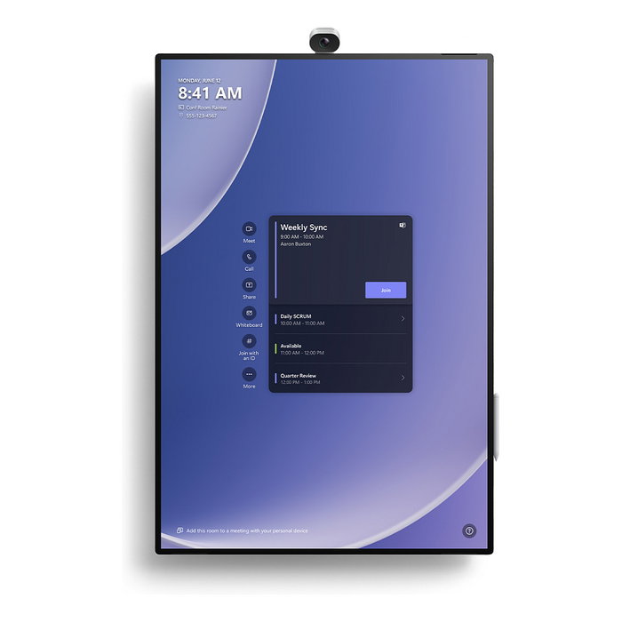 Microsoft Surface Hub 3 85" Platino Pantalla Interactiva 85" 3840 x 2160 IPS Multi-touch Windows 11 IoT