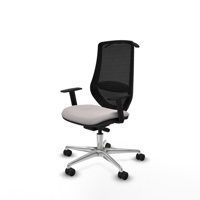 PIQUERAS Y CRESPO Silla de oficina Mardos Blanco y Negro PIQUERAS Y CRESPO Silla de oficina Mardos Blanco y Negro