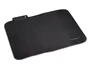 Q-connect Alfombrilla Ratón Gaming Iluminación LED RGB USB Negro 350x250x3 mm