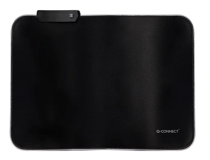 Q-connect Alfombrilla Ratón Gaming Iluminación LED RGB USB Negro 350x250x3 mm Q-connect Alfombrilla Ratón Gaming Iluminación LED RGB USB Negro 350x250x3 mm