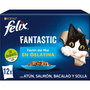 Felix Fantastic Sabores Mar Jelly 6x12x85g Comida Gatos