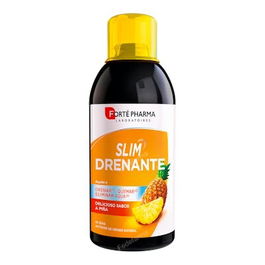 FORTE PHARMA Turboslim Drenante Piña 500Ml - Ayuda a Drenar y Reducir la Retención de Líquidos