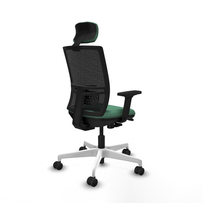 PIQUERAS Y CRESPO Silla de oficina Yunquera Verde esmeralda y Negro PIQUERAS Y CRESPO Silla de oficina Yunquera Verde esmeralda y Negro