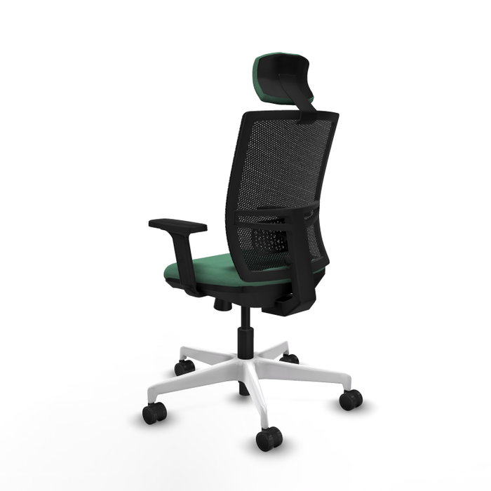 PIQUERAS Y CRESPO Silla de oficina Yunquera Verde esmeralda y Negro PIQUERAS Y CRESPO Silla de oficina Yunquera Verde esmeralda y Negro