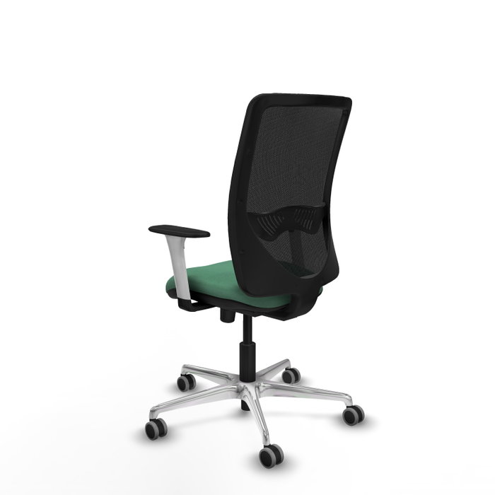 PIQUERAS Y CRESPO Silla de oficina Zulema con mecanismo Sincro, Verde esmeralda y Negro PIQUERAS Y CRESPO Silla de oficina Zulema con mecanismo Sincro, Verde esmeralda y Negro