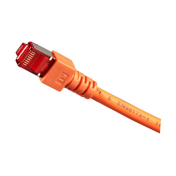 EFB Elektronik Cable de parcheo RJ45 S/FTP, Cat.6, LSZH, 0,15 m, naranja