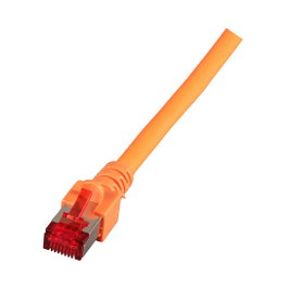 EFB Elektronik Cable de parcheo RJ45 S/FTP, Cat.6, LSZH, 0,15 m, naranja