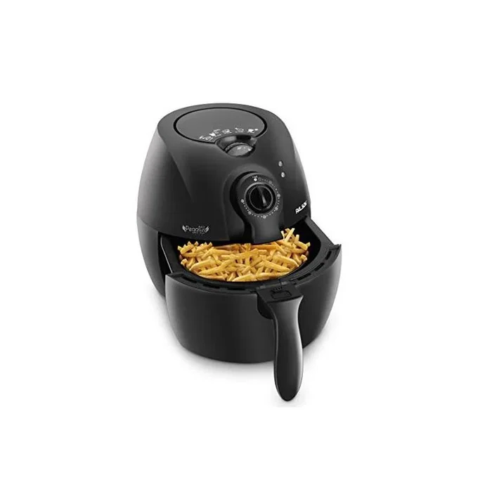 PALSON Pegasus 30646 Freidora de Aire sin Aceite, 1500W, Color Negro, Temporizador 30 Min, Bandeja con Separador, Hasta 80% Menos Grasa