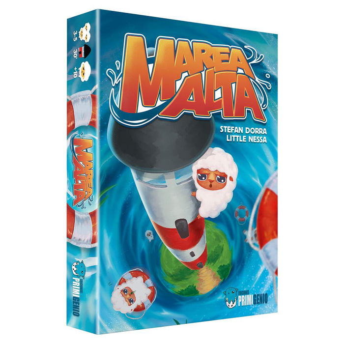Ediciones Primigenio Juego de Mesa Marea Alta! Estratégico Familiar con Cartas, 3-5 Jugadores, Edad 10+, Español