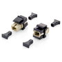 EQUIP Adaptador de fibra óptica Keystone SC simplex 8er S 125572