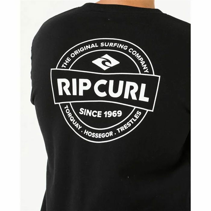 Sudadera sin Capucha Hombre Rip Curl Stapler Crew Negro L