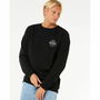 Sudadera sin Capucha Hombre Rip Curl Stapler Crew Negro L