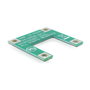 DeLOCK Adaptador Mini PCI Express mSATA 65228, Extensión Half-size a Full-size, Verde, Interno