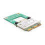 DeLOCK Adaptador Mini PCI Express mSATA 65228, Extensión Half-size a Full-size, Verde, Interno