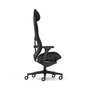 Fractal Design FD-CH-HRE1A-01 Silla Gaming PC con Asiento Acolchado, Respaldo de Malla Ajustable y Reposabrazos 4D - Negro