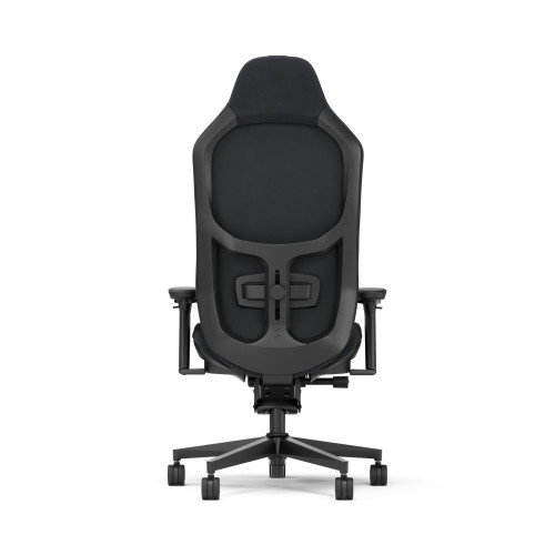 Fractal Design FD-CH-HRE1A-01 Silla Gaming PC con Asiento Acolchado, Respaldo de Malla Ajustable y Reposabrazos 4D - Negro