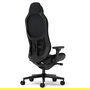 Fractal Design Silla Gaming FD-CH-RE1A-01 Alcantara Dark, Asiento y Respaldo Acolchado Malla, Ajuste 4D, Reposacabezas, Inclinación 130°, Negro, hasta 125kg