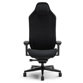 Fractal Design Silla Gaming FD-CH-RE1A-01 Alcantara Dark, Asiento y Respaldo Acolchado Malla, Ajuste 4D, Reposacabezas, Inclinación 130°, Negro, hasta 125kg