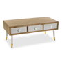 Mesa de TV Dune Versa 3 cajones, 50x43x107 cm, madera MDF y pino