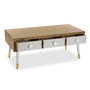 Mesa de TV Dune Versa 3 cajones, 50x43x107 cm, madera MDF y pino