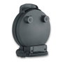 Severin WA 2116 Gofrera individual forma de corazón negra
